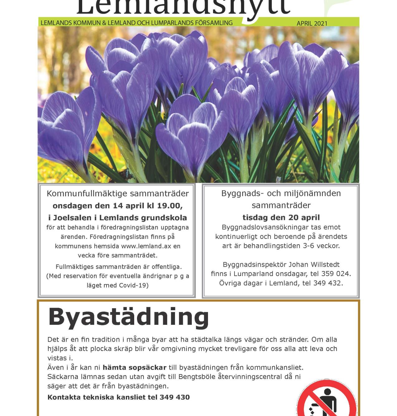 Lemlandsnytt april 2021