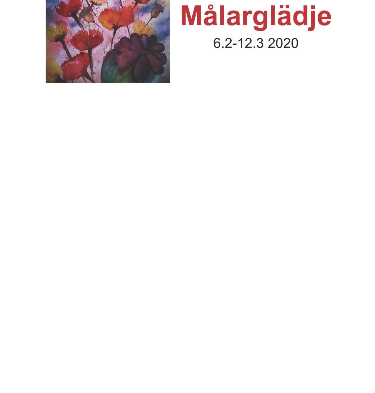Akvarellutställningen Målarglädje